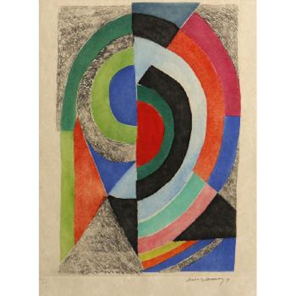 Unititled (Semi-circles) by Sonia Delaunay