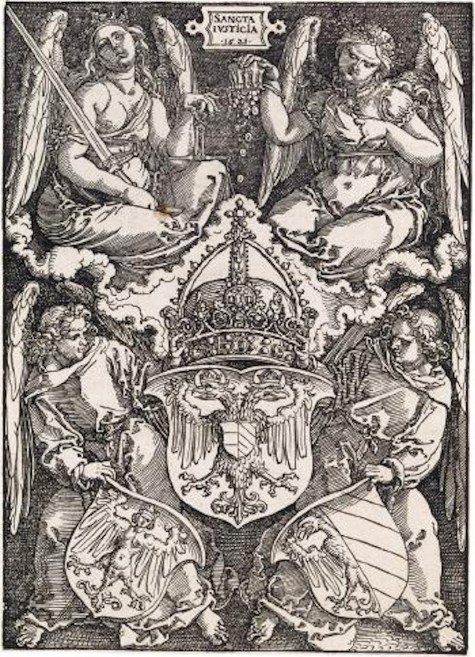 Coat of Arms of the German Empire and of Nuremberg City by Albrecht Dürer