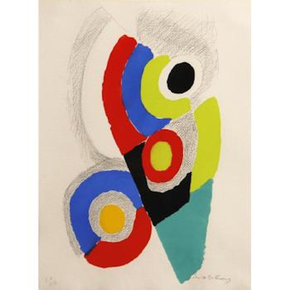 Untitled (Circular composition) by Sonia Delaunay