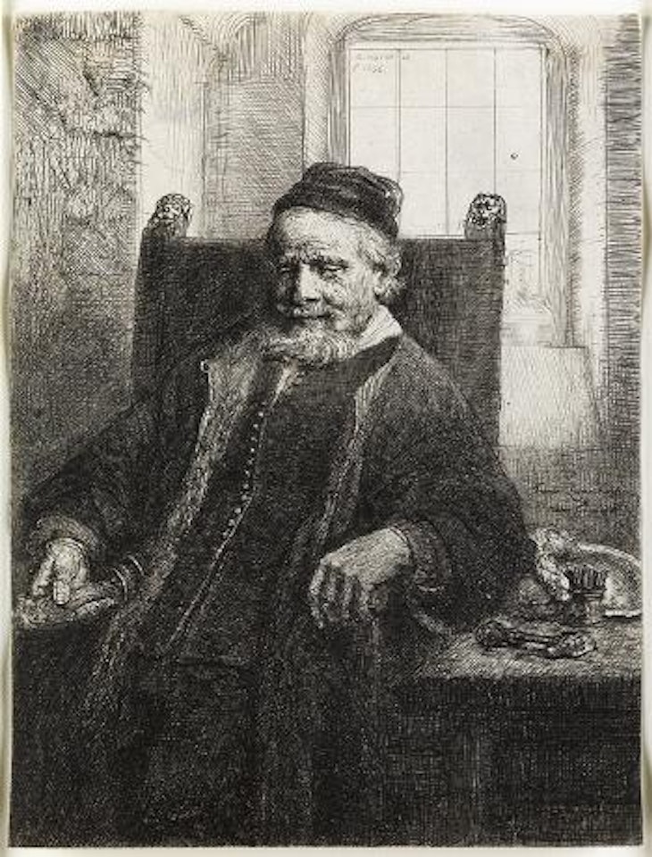 Jan Lutma, Goldsmith by Attributed to Rembrandt Harmensz van Rijn