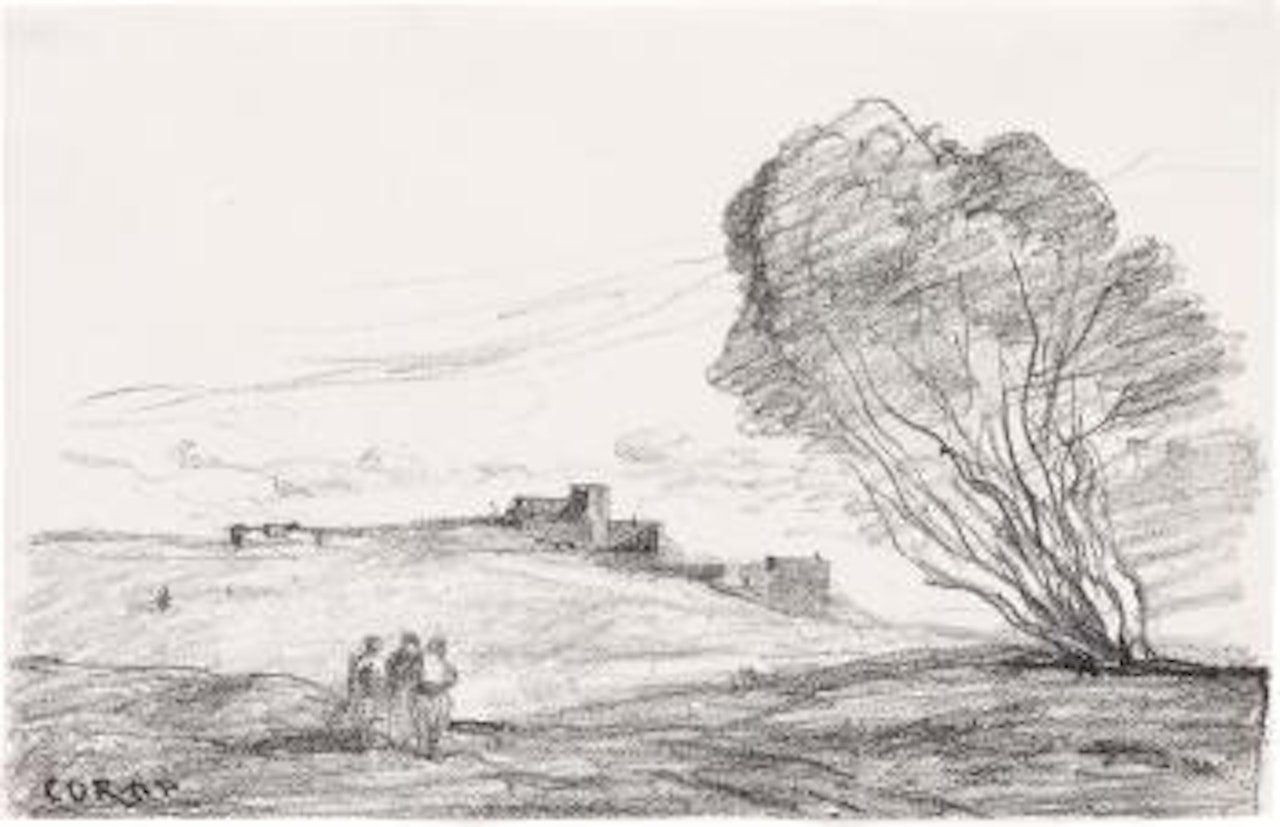 Le Fort Detache by Jean Baptiste Camille Corot
