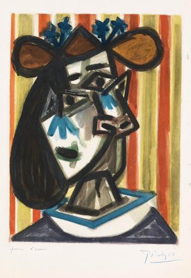 Tête de Femme (Dora Maar) by Pablo Picasso