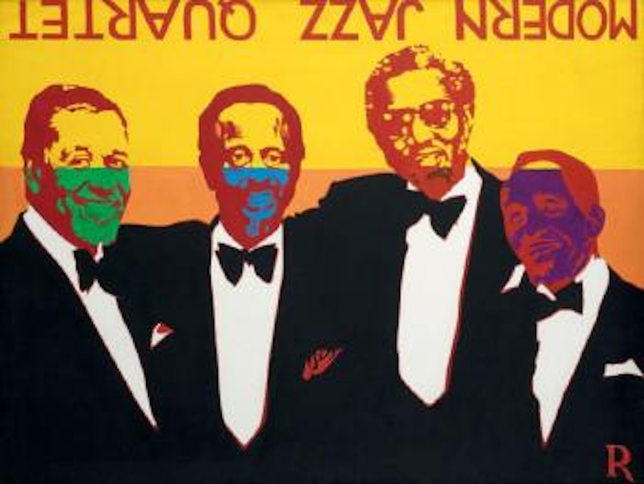 Modern jazz quartet by Bernard Rancillac