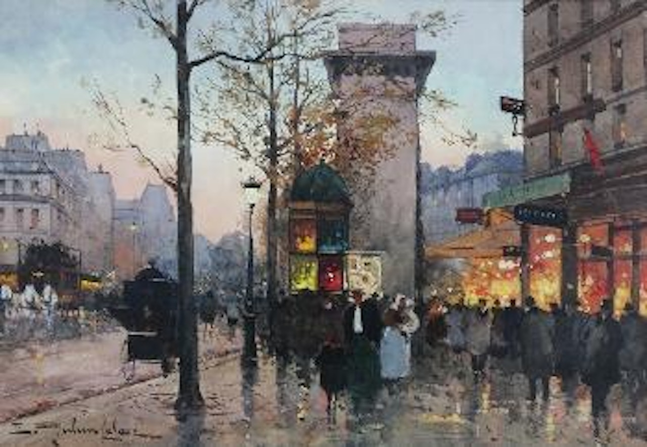 La Porte Saint Denis by Eugene Galien-Laloue