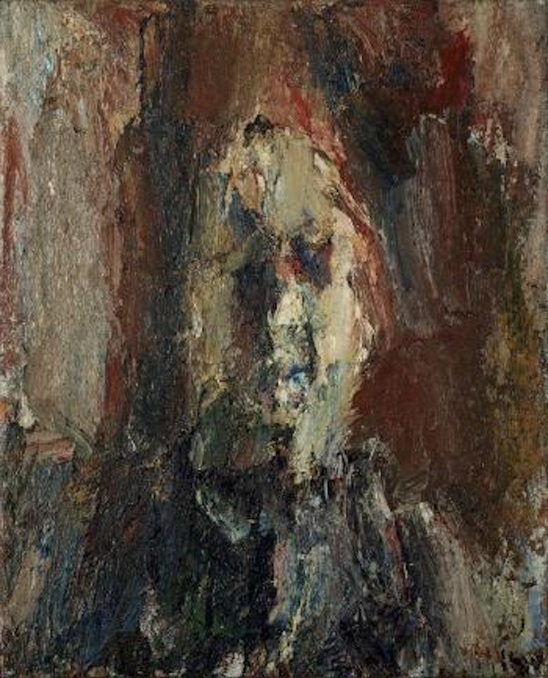 Sans titre (autoportrait) by Eugène Leroy
