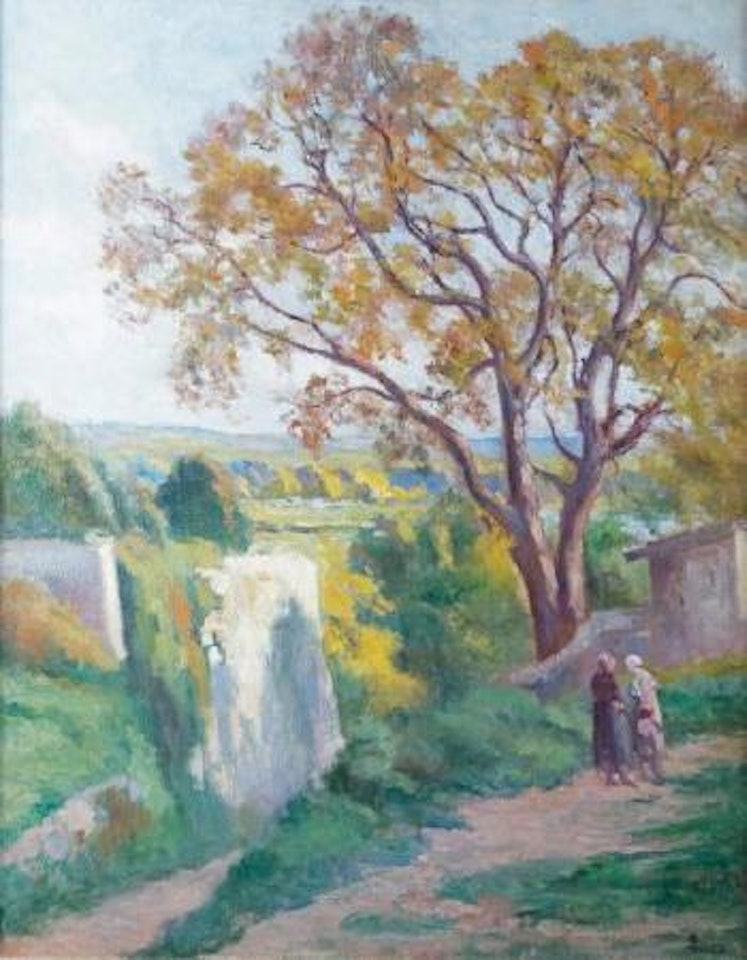 Rolleboise, le sentier de l'église by Maximilien Luce