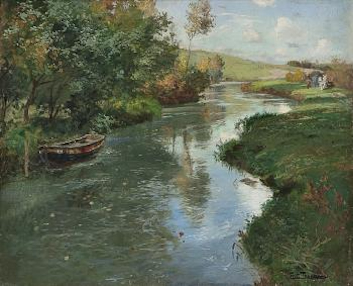 Elveparti by Fritz Thaulow