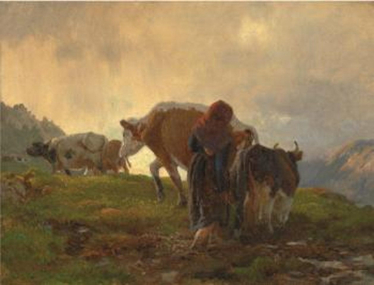 På vei til seters by Anders Monsen Askevold