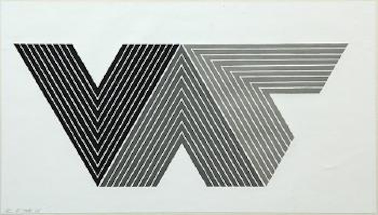 Quathlamba I (from V series) by Frank Stella