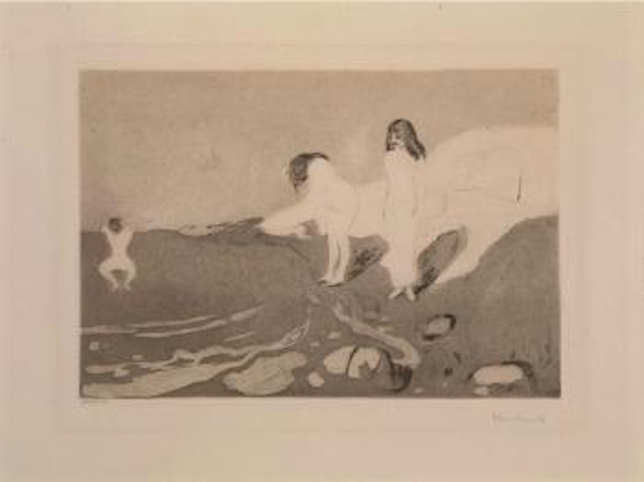 Badende kvinner by Edvard Munch