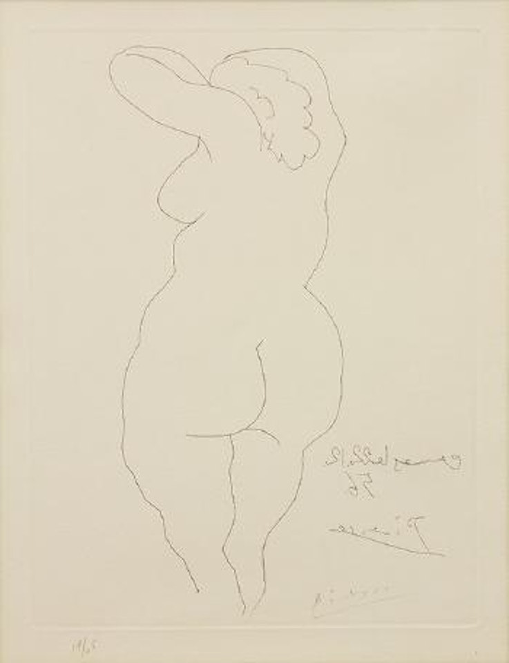 Femme vue de dos by Pablo Picasso