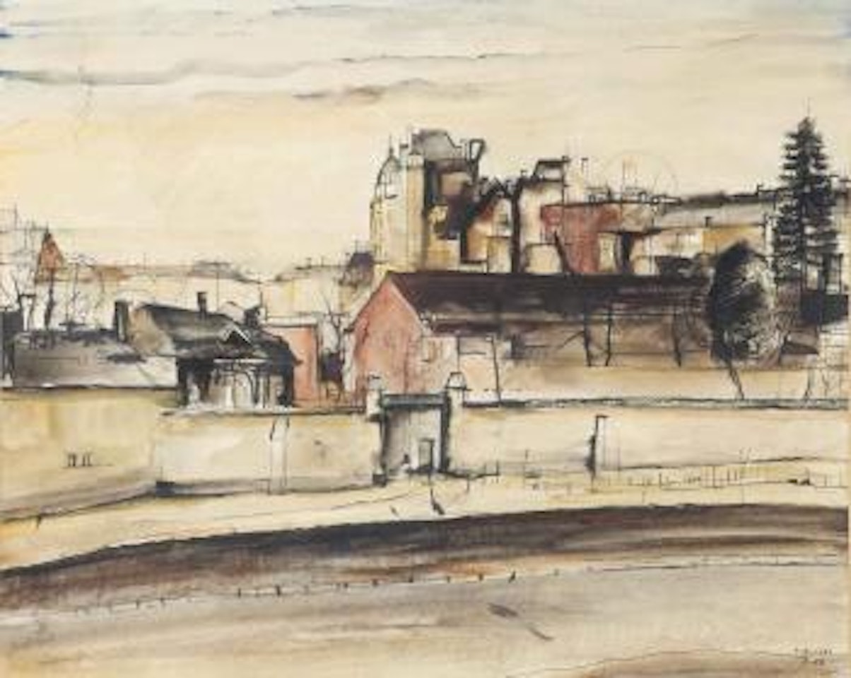 Le Faubourg by Paul Delvaux