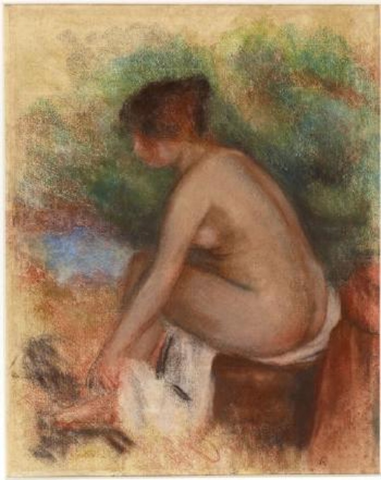 Nu s'essuyant by Pierre-Auguste Renoir