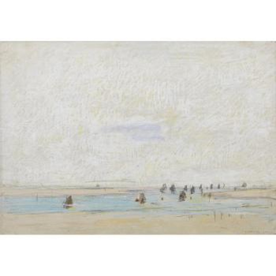 Yachts at Lytham by Laurence Stephen Lowry