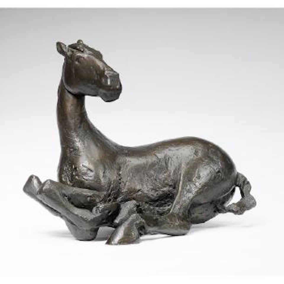 Larger Lying Down Horse by Elisabeth Frink