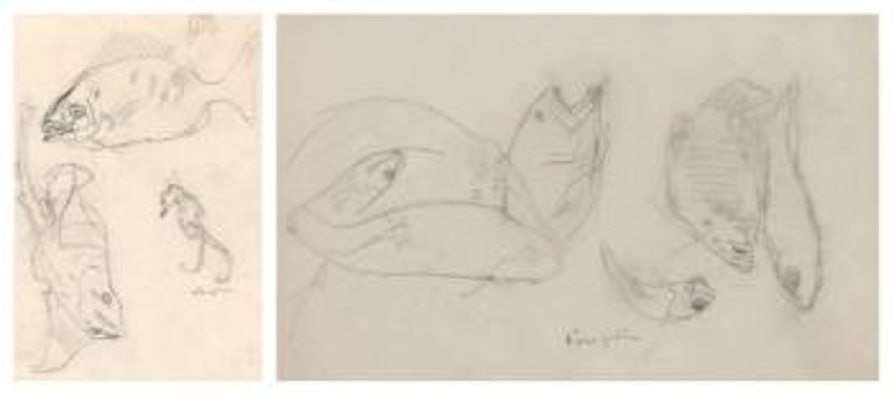 Les animaux marins. Poissons by Leonard Tsuguharu Foujita