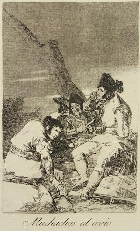 Muchachos al avio by Francisco José de Goya