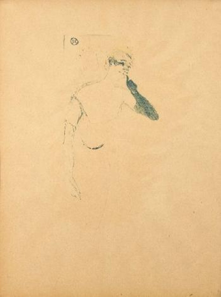 Yvette Guilbert, dans Colombine a Pierrot by Henri de Toulouse-Lautrec