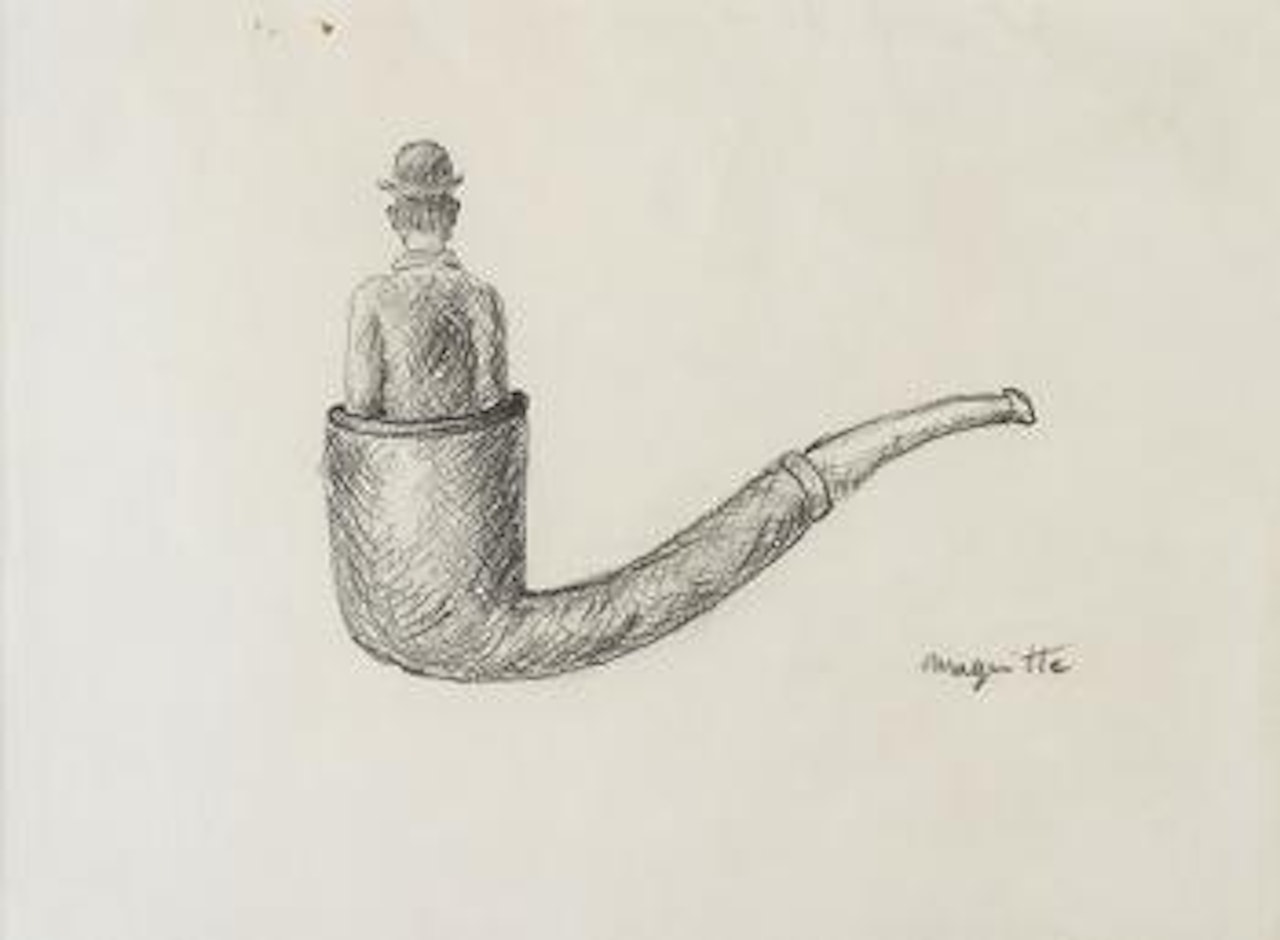 Surprise pipe by René Magritte