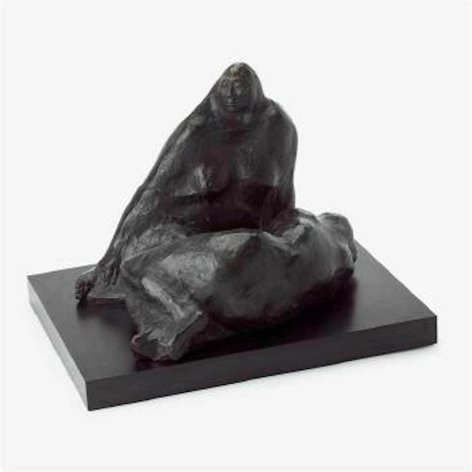 Mujer sentada y muyer acostada by Francisco Zuñiga