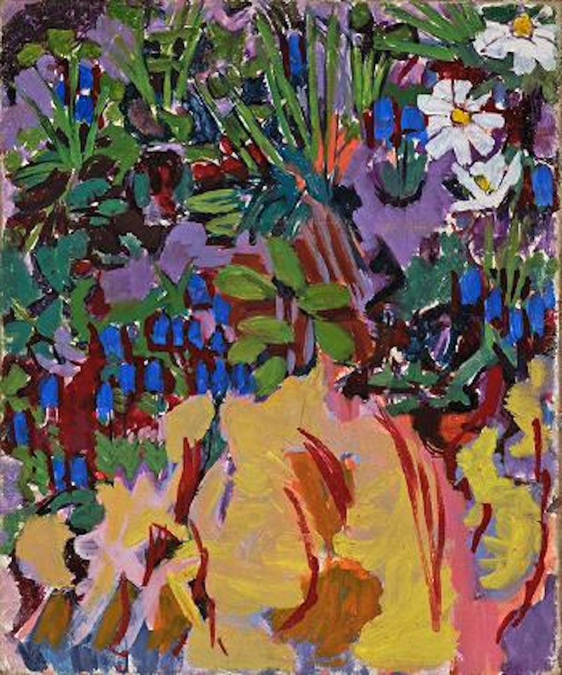 Blumen im Garten by Albert Müller