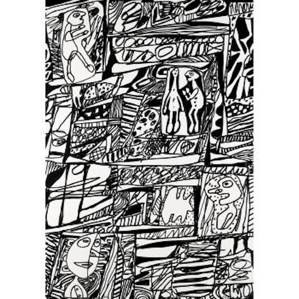 Site de memoire II by Jean Dubuffet