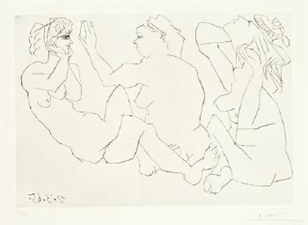 Trois femmes by Pablo Picasso