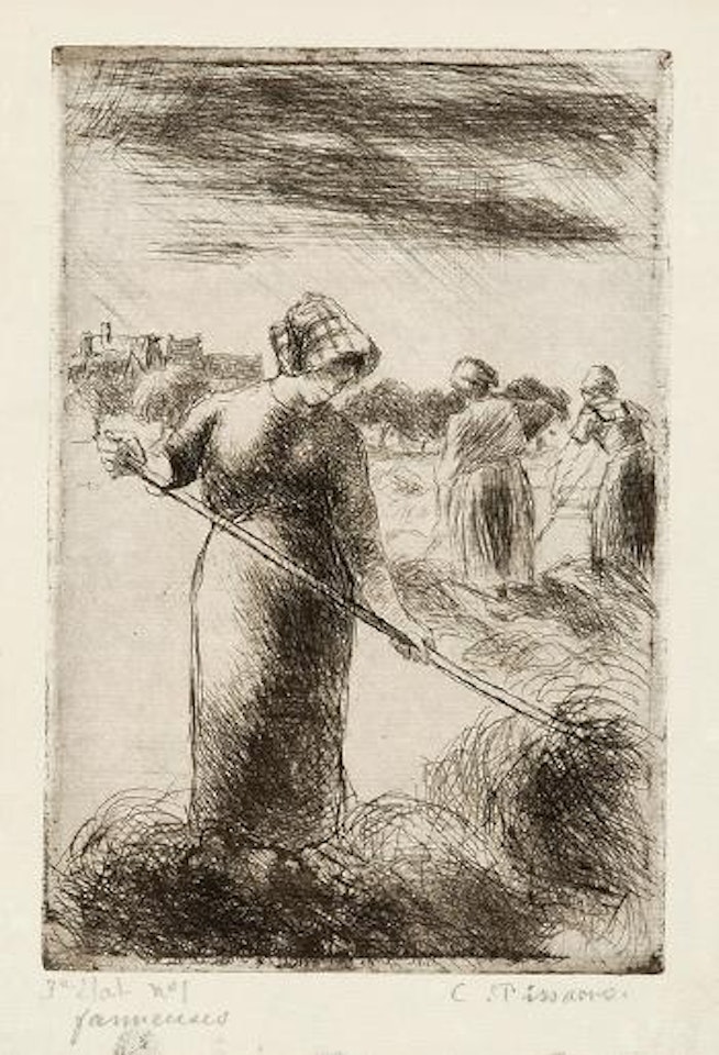 Faneuses by Camille Pissarro