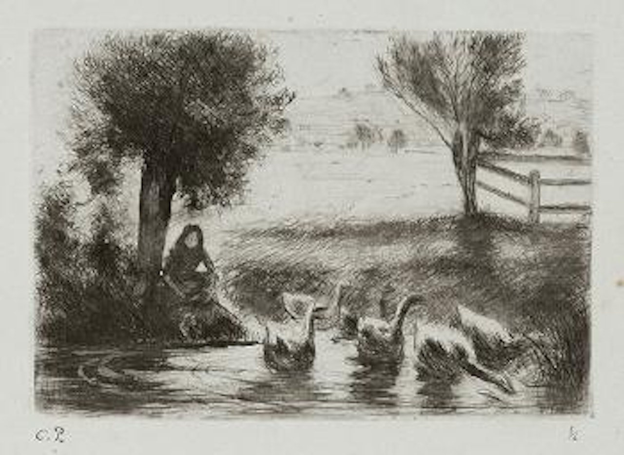 Gardeuse d'oies by Camille Pissarro
