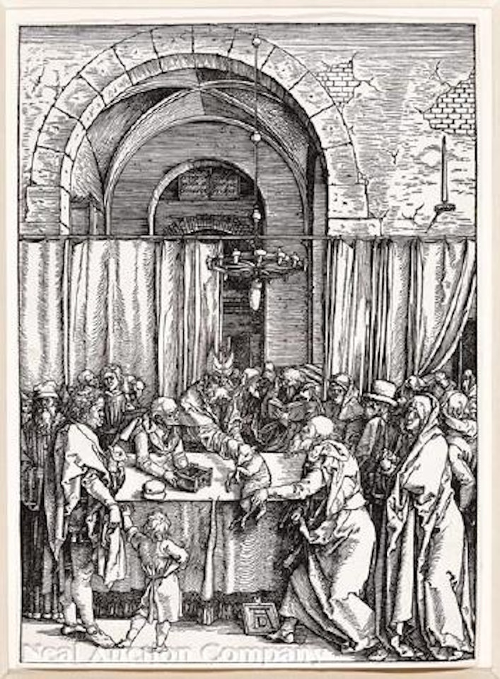 The Rejection of Joachim's offering by The High Priest by Albrecht Dürer