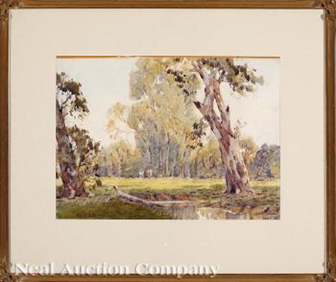 The Shadowed Pool by Alfred Hutty