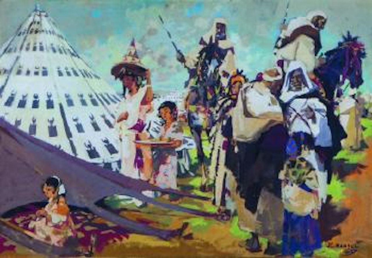 Le moussem by Jean Gaston Mantel