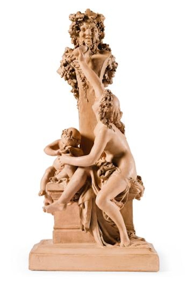 Bacchante at A Herm by Albert-Ernest Carrier-Belleuse