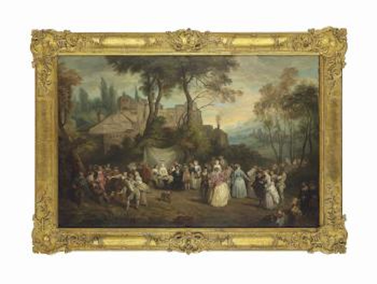 L'Accordée De Village by Jean-Antoine Watteau