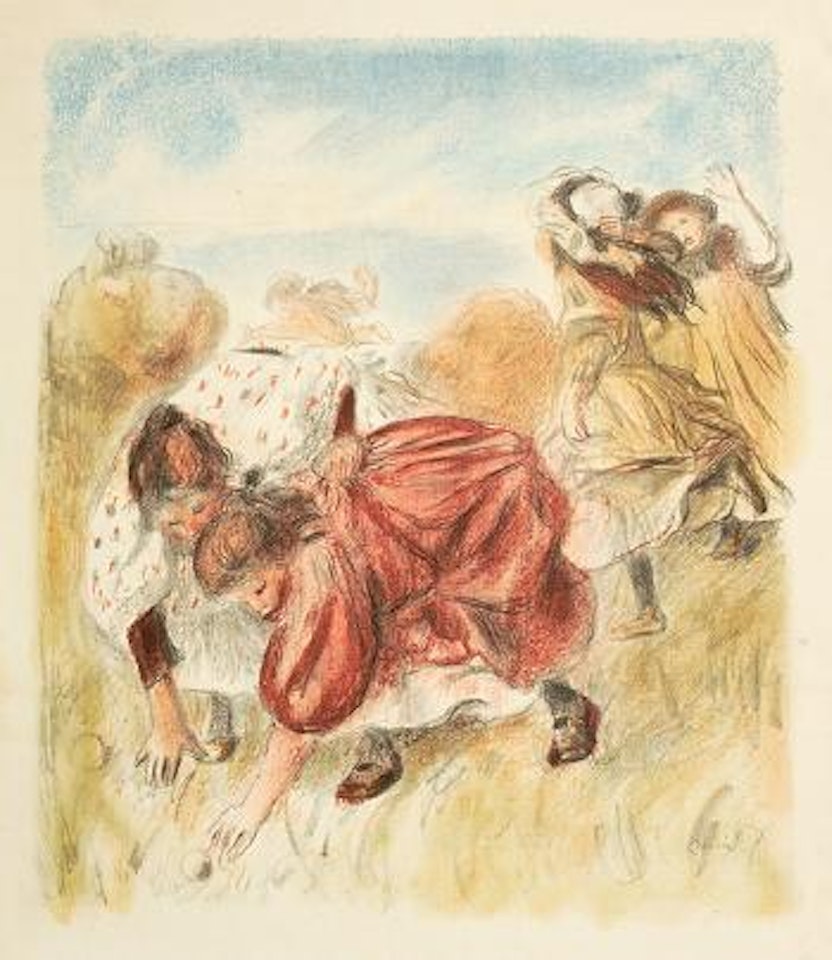 Enfants jouant à la balle by Pierre-Auguste Renoir