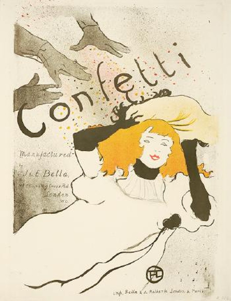 Confetti by Henri de Toulouse-Lautrec
