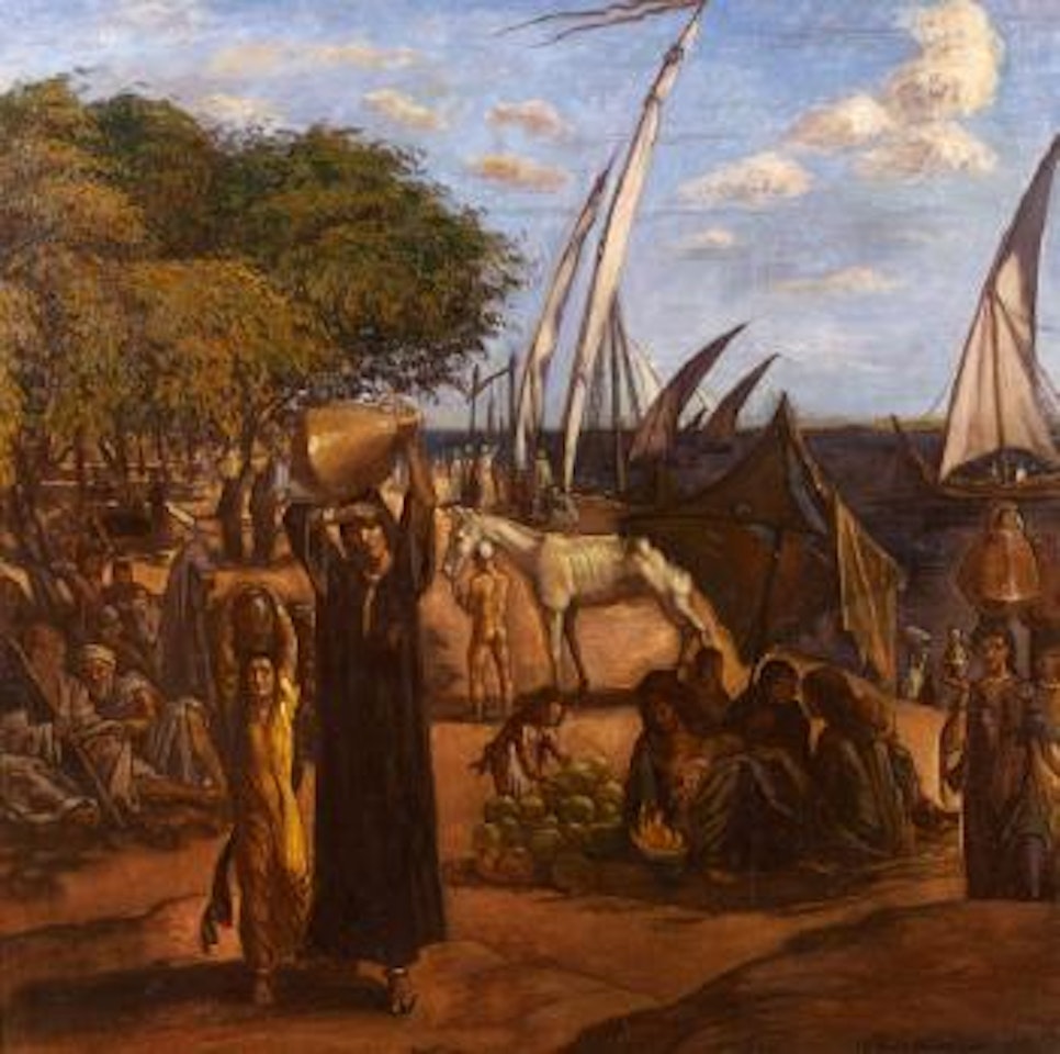 Au bord du Nil by Emile Bernard