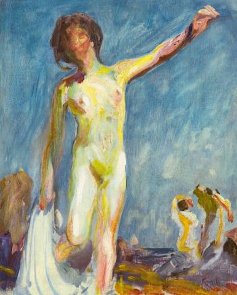 Andrée Se Déshabillant by Frantisek Kupka