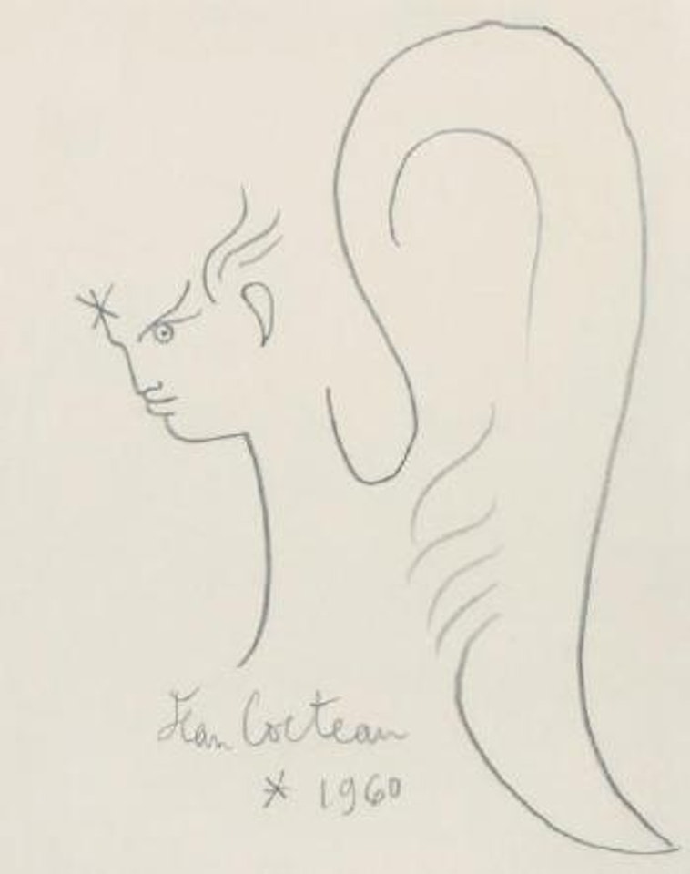 Profil d'ange by Jean Cocteau