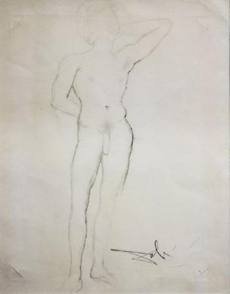 Étude de nu by Salvador Dali