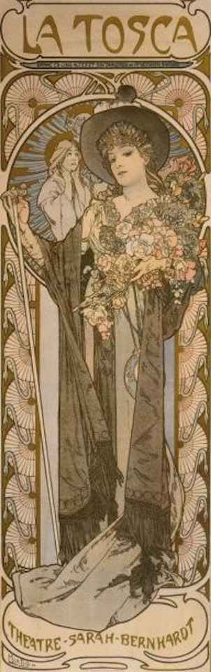 La tosca by Alphonse Mucha