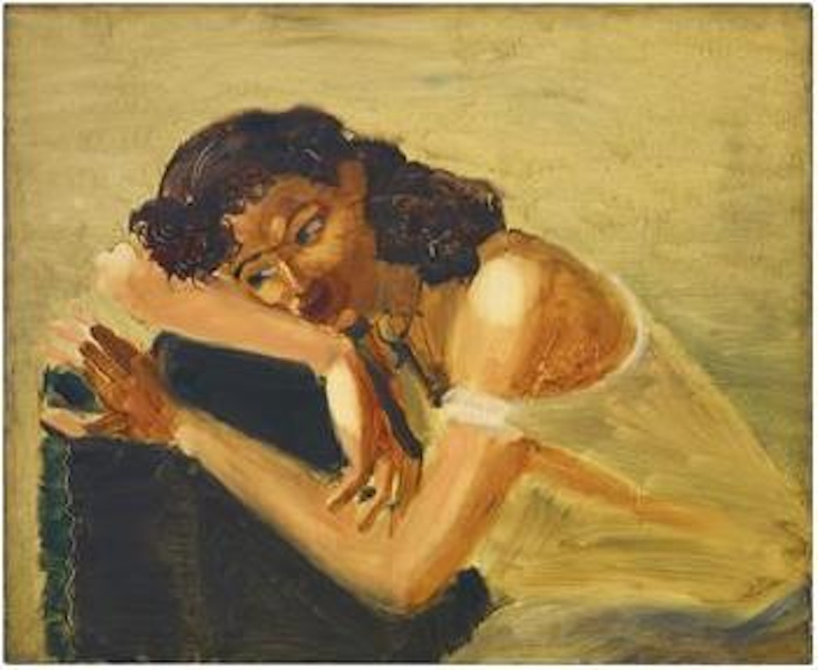 Femme accoudée by Andre Derain
