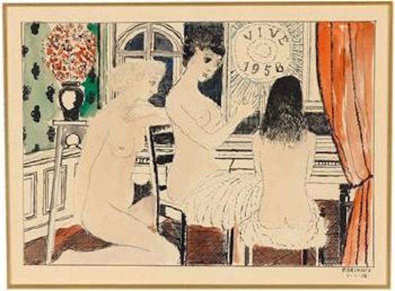 Vive 1958 by Paul Delvaux