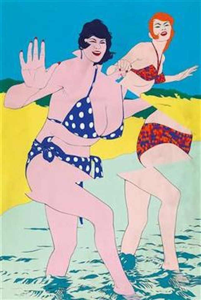 Les baigneuses (The Bathers) by Bernard Rancillac