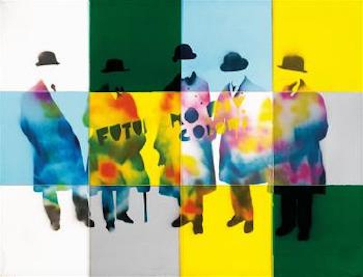 Futurismo rivisitato a colori by Mario Schifano