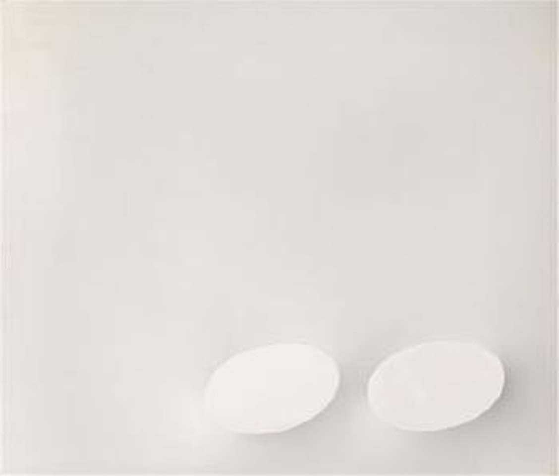 Due Ovali Bianchi by Turi Simeti