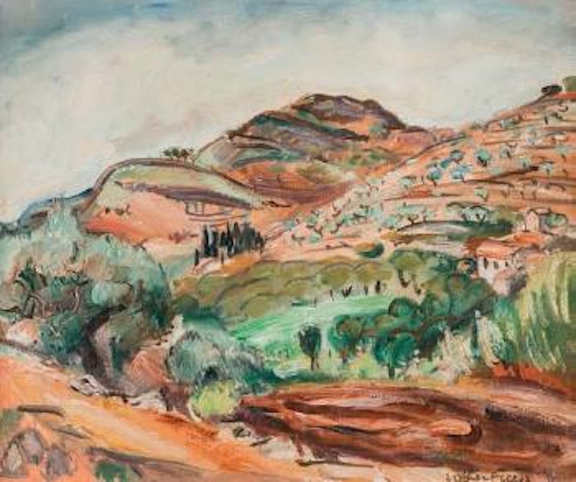 Paysage aux environs de Toulon, Belgentier by Othon Friesz