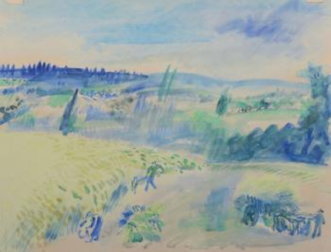 Les moissons by Jean Dufy