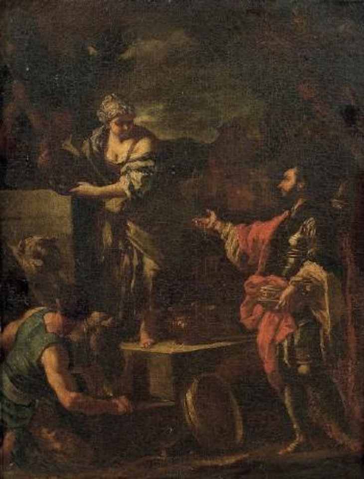 Rebecca et Eliezer by Francesco de Mura by Francesco Solimena