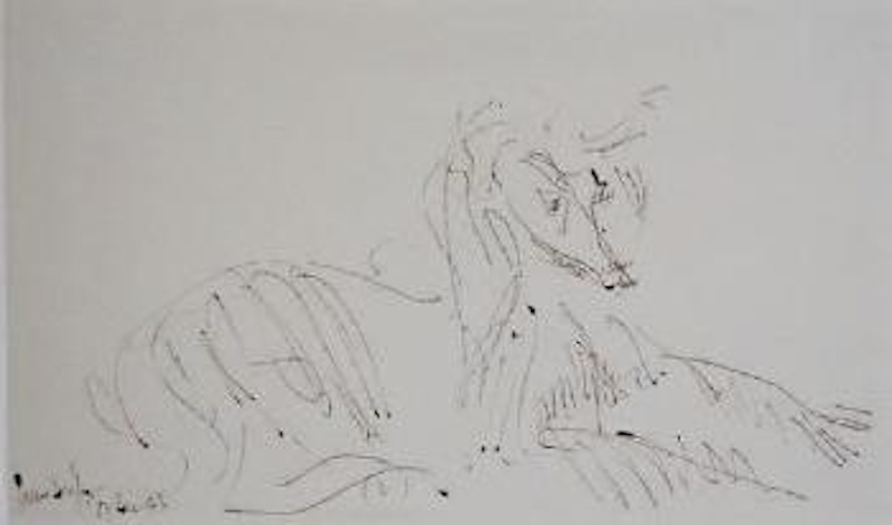 Le lévrier by Jean Dufy